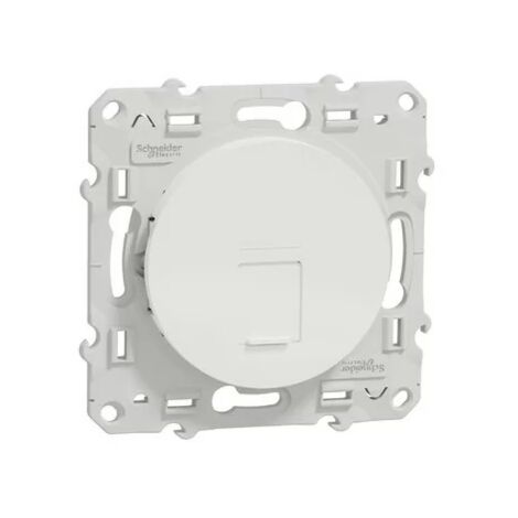 S520477 - Odace, Prix RJ45 Blanc, Grade 3  Multimédia  Cat. 6A STP Longue Distance