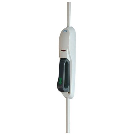 La Croisée DS5211-D036 Firefighter's espagnolette lock DEFY right + strike plates lacquered white RAL9010