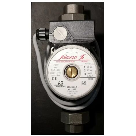 Salmson NXL53-25P Circulator 180mm center distance + cast iron fittings