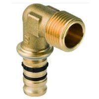 Geberit 612.253.00.5 Mepla 90° elbow with male thread Ø20mm - 3/4"