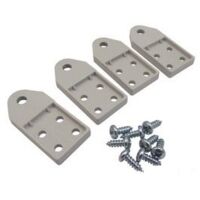Abb 12858 - 4 x Fixing brackets for EUROPA box - IP65