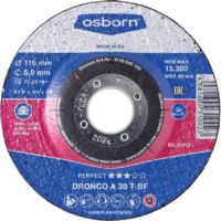 Dronco - A 30 T-BF Perfect - 115 x 6.0 x 22.2mm Metal Grinding Disc