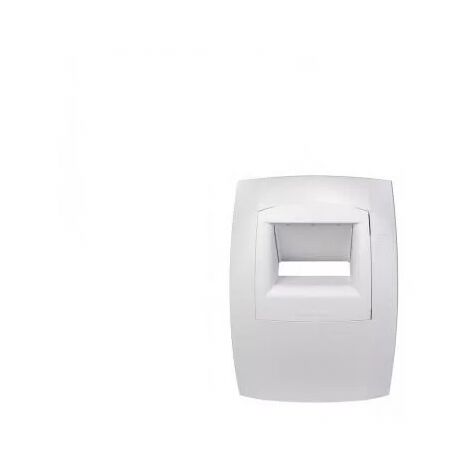 Aldes 11015068 Hygro-verstellbarer Küchenentlüfter C21 Kurve L 15–55/135 m3/h D125 mm Push 9 V Weiß