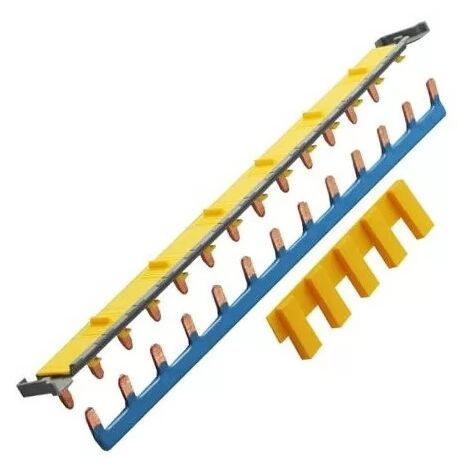 Hager SanVis KBS763 Kit Stromversorgungskämme Phase und Neutral 13 Module