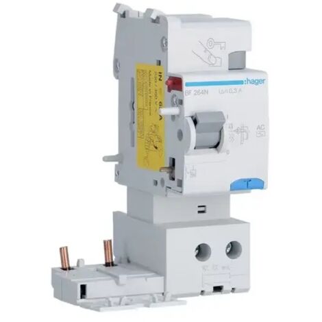 Disjoncteur Différentiel AC 2P 63A 300mA BEMKO - Pour Tableau Électrique
