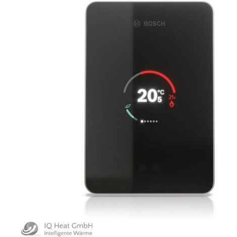Bosch 7736701392 Kabelgebundene Raumtemperaturregelung EasyControl CT200, Farbe Schwarz, Touchscreen/vernetzt (1/2)