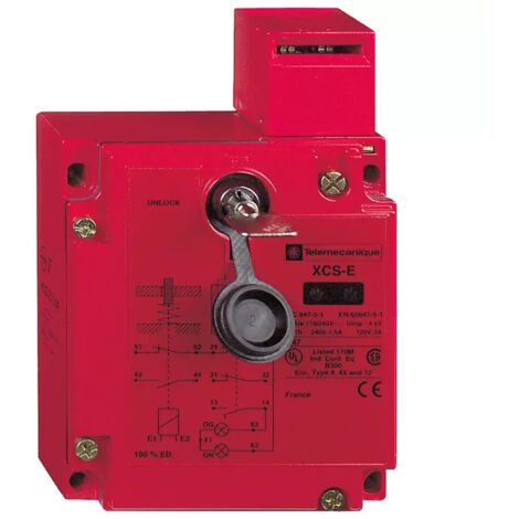 Telemecanique XCSE5541 Schalter Sicherheitsverriegelung Preventa Safety Detection 2NO/1NF (1/2)