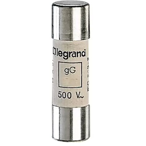 Legrand 014316 – Kartusche industrieller Zylinder 16A – gG – 14 x 51 mm – ohne Löcher