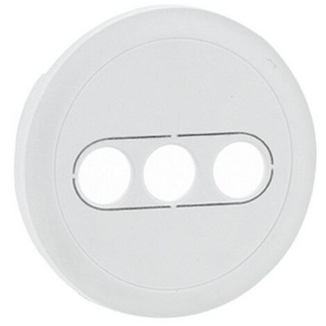 Legrand 068213 – C…LIANE Radkappe – TRIPLE AUDIO/VIDEO-Buchse – WEISS