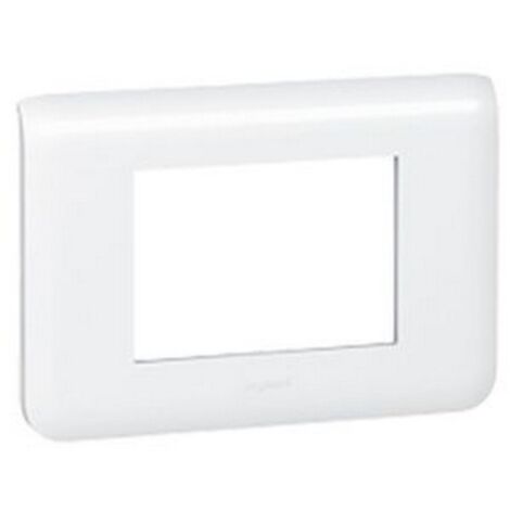 Legrand 078803 – MOSAIKplatte – 3 Module – WEISS