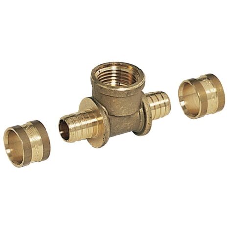 Rehau 138513-001 – Auslass-T-Stück mit Innengewinde 16/1/2"F / 16