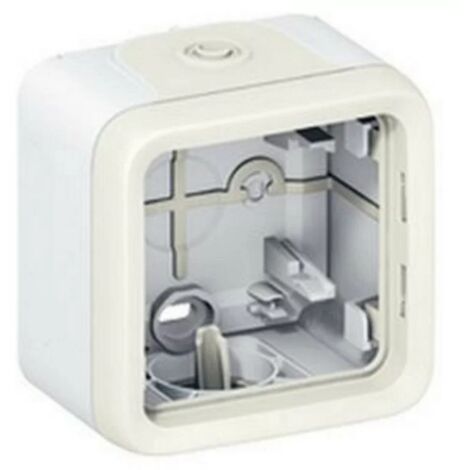 Legrand 069689 – Weißer modularer Prog Plexo Bitkasten – 1 Station
