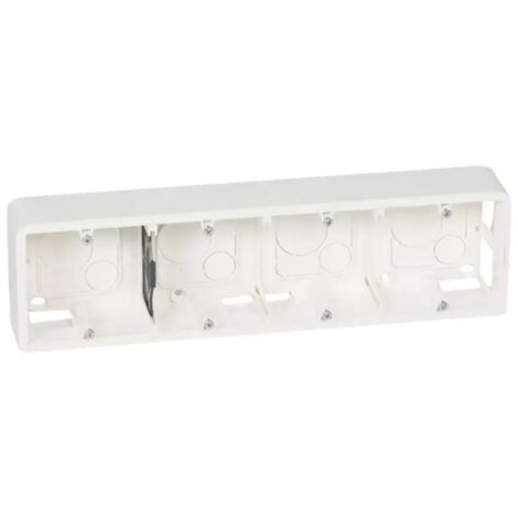 Legrand 080284 - Prog Mosaikrahmen für Stütze ref. 802 54 – Tiefe 40 mm – 10 oder 4x2 Mod. horiz