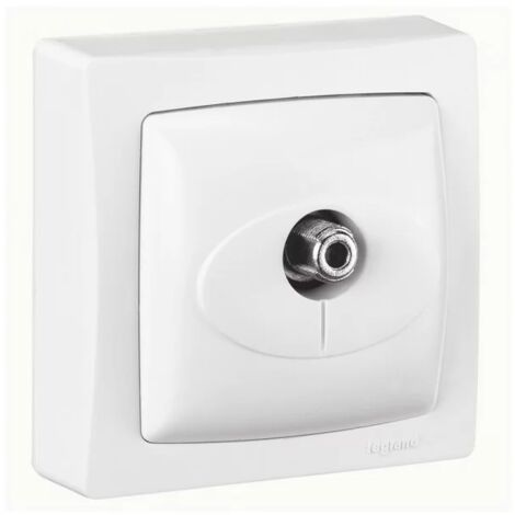 Legrand L4210D LIVING Einbau-TV-Steckdose – Antennensteckdose Für Wandmontage – Mit Weltweiter Legrand Garantie