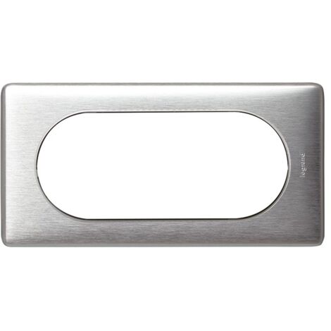 Legrand 068925 – Céliane-Platte – eloxiert – 4/5 Mod – Aluminium
