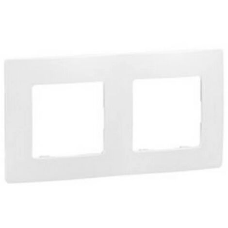 Legrand 665002 – 2-Positionen-Platte – Reinweiß