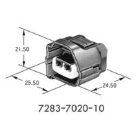 Yazaki 7283-7020-10 2-Wege-Automobil-Anschluss – Damen – 2.3II (090II) – Grau