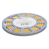 Partex PA-10003SV40.M – 500 x Marqueurs de Cébles PA 1/3 – Buchstabe „M“ – Durchmesser 2,5–5 mm – Gelb