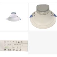 Lucibel DEC005146 - Essential Downlight 12W 6000K Ø125mm 100° 1100Lm 493CD