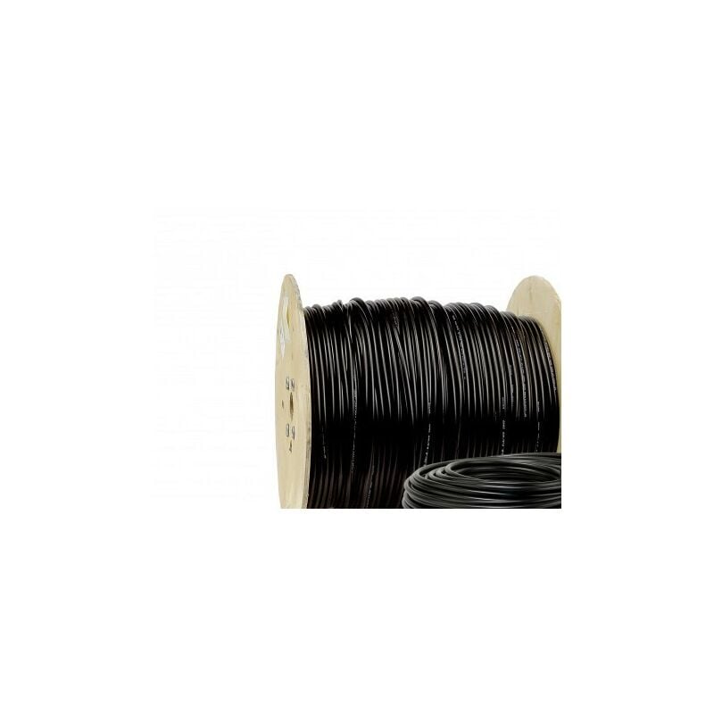 Cable rigide U-1000 R2V 5G6mm2 noir (Prix au m)