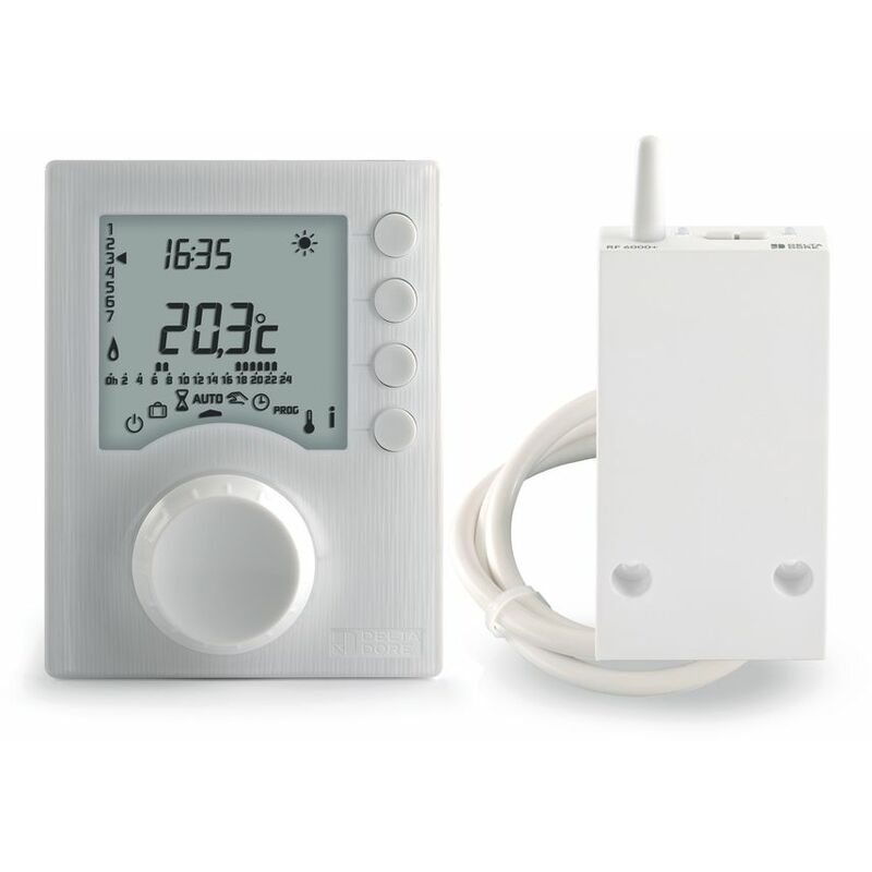 Thermostat programmable filaire alimentation par secteur DELTA DORE
