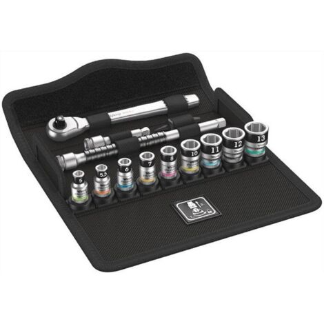 Wera 8100 SA 12 HF Zyklop Steckschlüsselsatz metrisch 1/4" (6.3 mm) 13teilig 05003756001