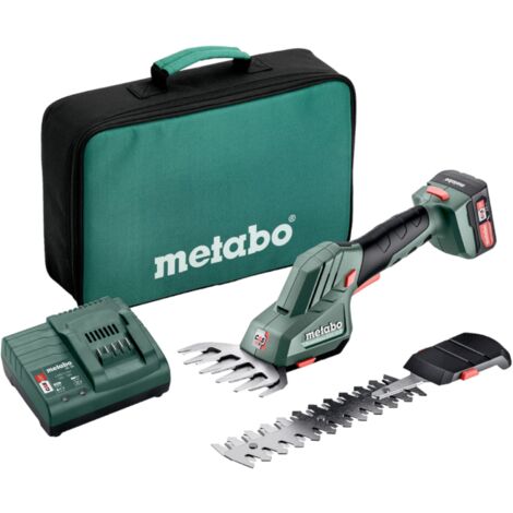 12V PowerMaxx SGS 12 Q Rasentrimmer - 1x 2,0 Ah Li-Power, SC 30, Koffer Metabo
