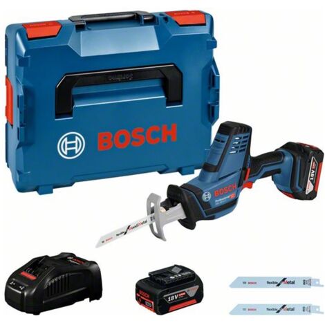 Bosch Professional GSA 18V-LI C (L) Akku-Säbelsäge 2x5,0 Ah (06016A5002)