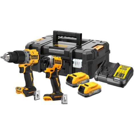DeWALT Kit DCK2050E2T (DCD805 + DCF850 + 2 x 1,7 Ah Powerstack + DCB112 + TSTAK II)
