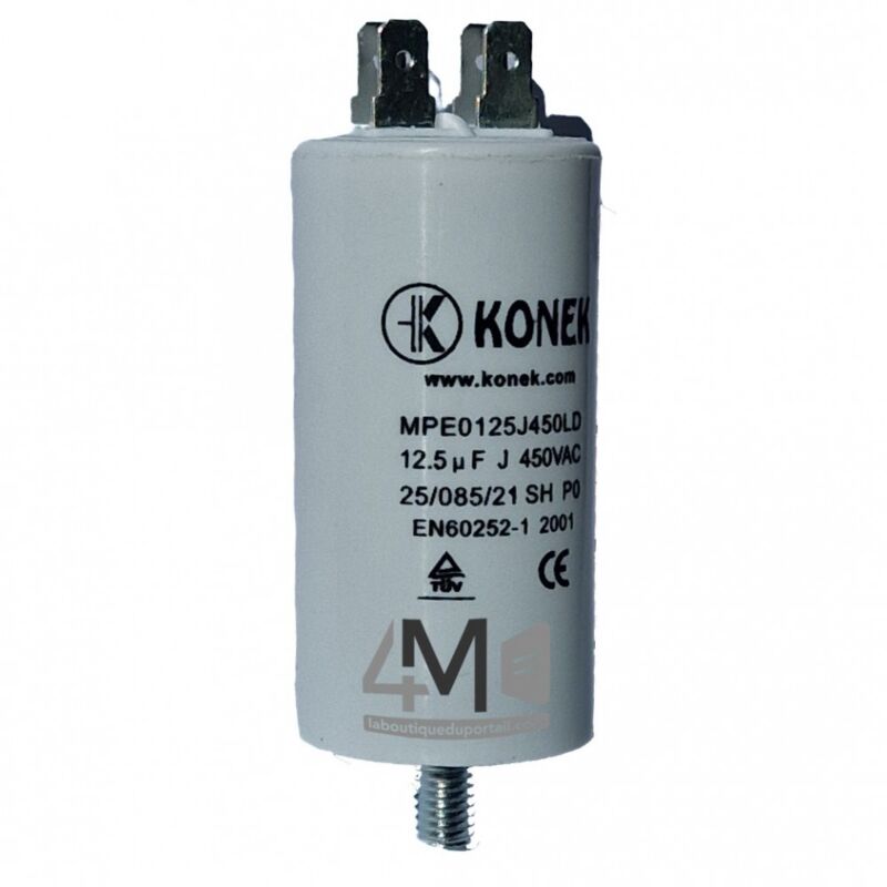 Condensateur Permanent / de démarrage Moteur 2.5MF 2.5µF 2.5uF 450V 5% : 25mm e