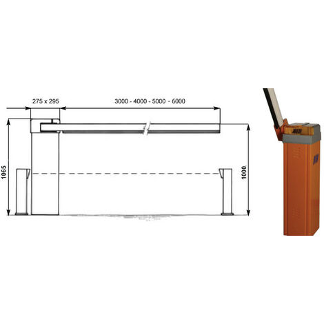 Barrieres Avec Lisse - Rapid S 3 Metres - RIB