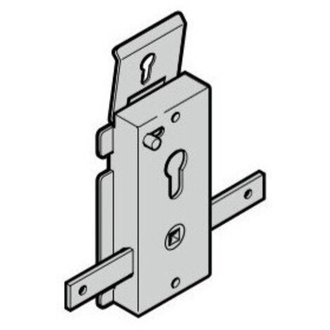 Hörmann – Serrure électrique porte basculante N80 – Tension 12V – Manoeuvrage à clé – Protection anti-effraction – Entraxe 50mm – Largeur têtière 20mm