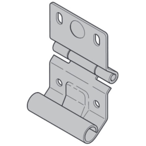 Hörmann – Support de roulette intermédiaire AGS ISOMATIC – Roue de portail pour charge maximale 300kg – Fixation par vis – Pour béton armé
