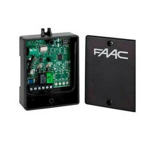 Récepteur radio 868,35 MHz – Alimentation 12/24 V AC/DC – 2 canaux – Boîtier étanche IP44 – Compatible télécommandes FAAC - 868Mhz