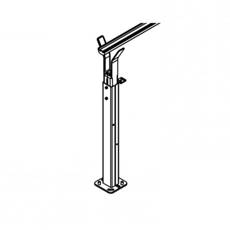 Poteau Support Avec Verrouillage (Apv01) FAAC (1/2)