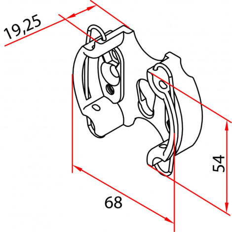 Tm2 Sup45 - Reinforced Clip Sup1Pc FAAC