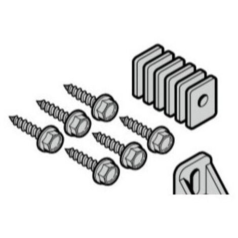 Hörmann – Set de vis pour crémaillère synthétique – Installation durable pour moteurs de garage – Référence 438634
