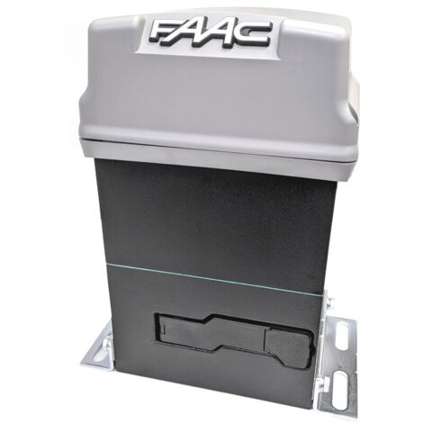 Faac – Moteur 746 Er Z20 230V – Pignon Z16 – Platine intégrée 780D – Aimants de fin de course – Capot de protection pour portail coulissant jusqu'à 600kg