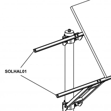 Support Panneau Solaire FAAC (1/2)