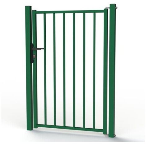 Portillon Clôture Barreaudé SECUR16-B2020 L1000 x H1500 Vert RAL6005