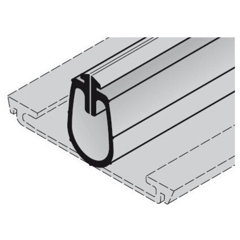 Hörmann – Joint bas porte sectionnelle 2500 mm – Pour modèles LTE, LPU, LTH, EPU – Étanchéité renforcée pour isolation thermique