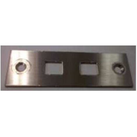 Gâche inox 30 (2V) pour verrouillage tringlerie (1/2)