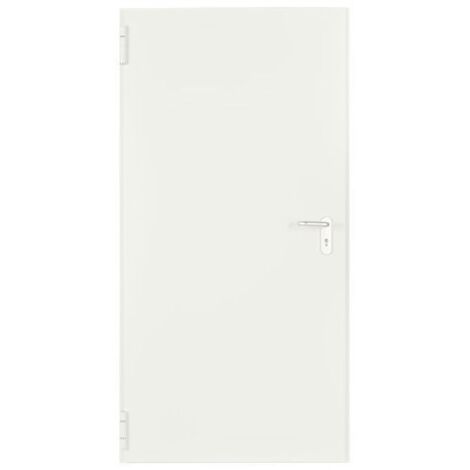 4M – Porte de service isolée réversible 890x2150mm – Acier 7/10ᵉ – Isolation thermique 1,2 W/m²K – Applications techniques