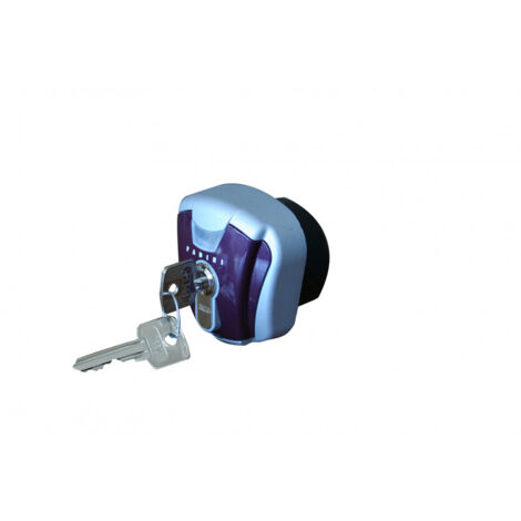 CONTACTEUR A CLE CHIS-E 37 LED BLEUE-EURO ENCASTR FADINI (1/3)