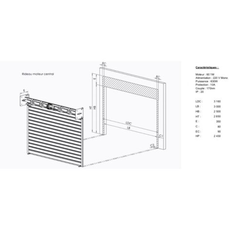 Rideau transparent L3mxH2.5m (1/5)