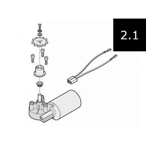 Moteur Seul Pour Motorisation Sprint/Duo 550/650 APERTO SOMMER