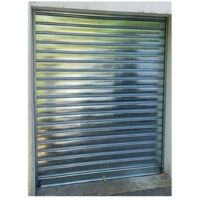 4M – Rideau métallique manuel 2000mm L x 1500mm H – Lames pleines 7/10ème – Finition galvanisée – Enroulement intérieur
