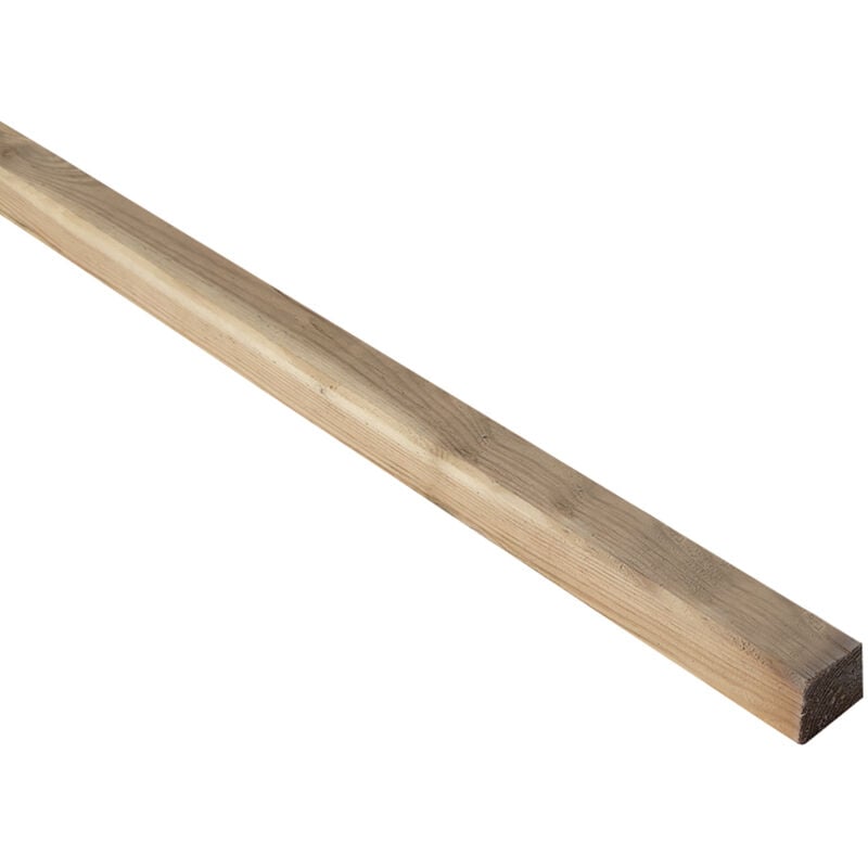 LISTON DE MADERA 300 CM 4,5x4,5 CM