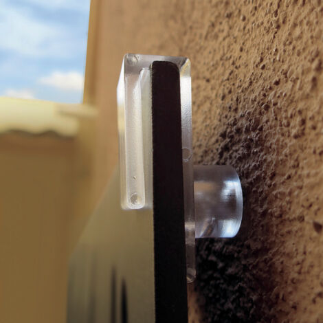 Set de 4 accesorios para instalación de paneles en pared Nortene (1/2)