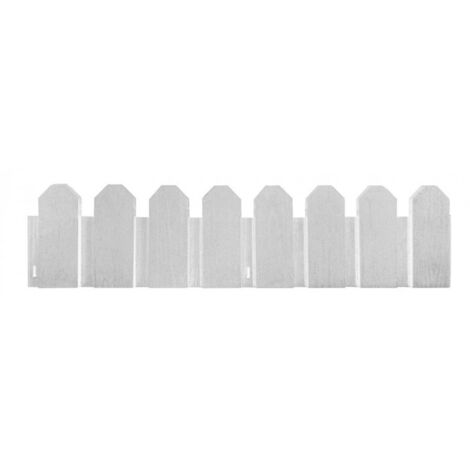 BORDURA POLIETILENO SIERRA BORDER BLANCO PACK 4 UDS